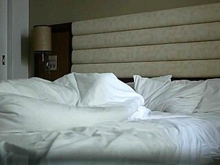 Oh wow, this Guangdong tech university couple's hotel passion is intense! Her moans are so tempting, saying it feels good with loud slaps, and she licks his wet dick clean - so naughty!