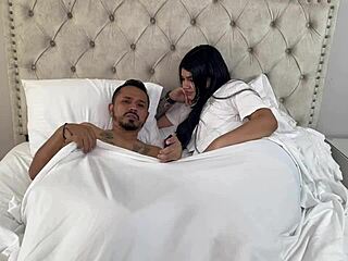 Man, this big ass latina got so horny she bent over for deepthroat doggystyle riding and pussy fisting with her muscular friend