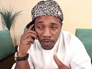 Hey, watch this mature blonde Chennin Blanc taking that big black cock deep in her ass and pussy. She rides it cowgirl style with fishnets on!