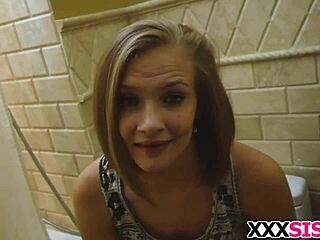 Hard dick for lucky stepsis Paisley Brooks, ready for that monster cock blowjob action?