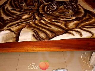 Behind the scenes prep for that intense upsidedown deepthroat session with petite amateur