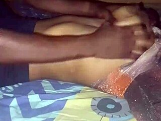 Massaging My Big Boobs Girlfriend in See-Through Bra