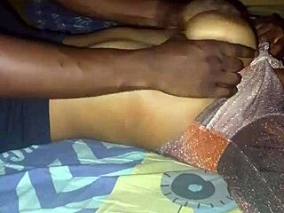 Massaging My Big Boobs Girlfriend in See-Through Bra