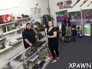 Exibitionist non-professional sucks hard cock in wet blowjob before getting fucked doggystyle in hardcore pussy action