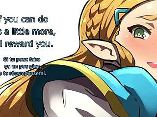 hey princess zelda, ready to guide me through this jerk off session?