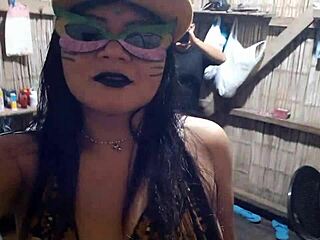 WOW! Busty Stepmom in Military Lingerie SHAKES Hips and HEATS Up Fantasizing Sex!