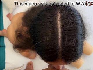 I invited courier to fuck me and my new tantaly doll in rough double penetration.