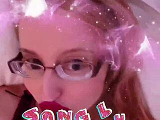 Blonde Russian Goddess with Glasses in Fetish Mistress Role Does What She Wants