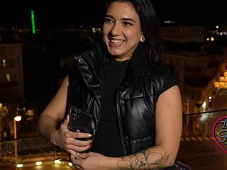 brunette lena coxx from france loves hardcore action as a naughty european slut