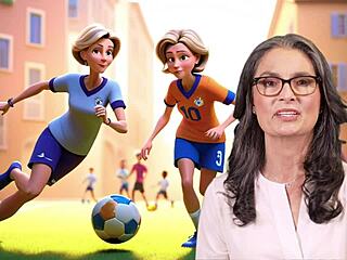 AI-Generated Story: French Mom and Stepson Play Football