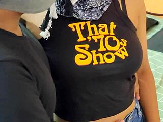 Hot Malaysian girl rides neighbor's big cock doggystyle on bed with handjob and tight shaved pussy 😏