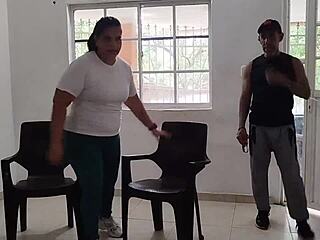 This Chubby Latina Ends Up In Rough Sex With Neighbor While Husband Works!