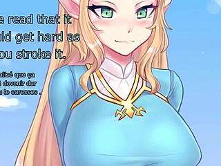 hey princess zelda, ready to guide me through this jerk off session?