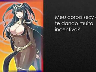 Sess�o de ordenha no laborat�rio da tharja com joi femdom cei em anime hentai pt-br
