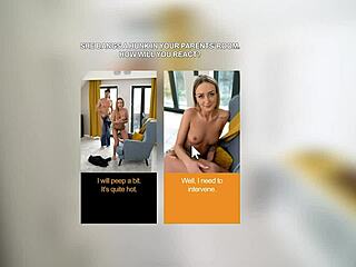 i cant believe elena lux is demanding i fuck her ass and pussy in this interactive blonde teen scene