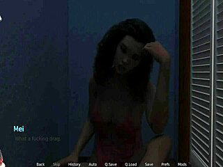 Shaved Pussy Lesbian Licking in Superhero Scene