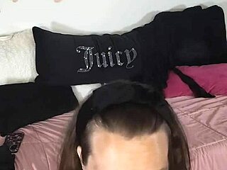 Kelly Kendricks gets slutty with big ass brunette dildo in lingerie webcam 😈