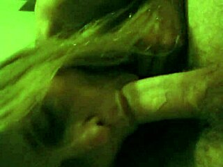 Subtle hints of intense cock sucking action