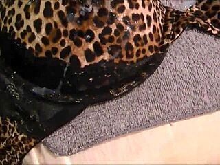 Why not jerk off and cum right on this 36D bra print?