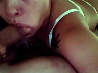 Real Homemade Latina Babe Gives Deepthroat Blowjob And Swallows Cum