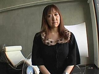 Japanese Mom Mayumi Hints At Massive Tits Getting Milky Jizz Coverage After Anal Fingering And Deepthroat In Fishnets