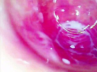 Can Glass Dildo Dive Deep Into Tight Juicy Pussy For Homemade Thrill Ride