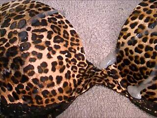 Why not jerk off and cum right on this 36D bra print?