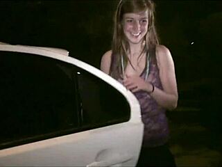 oh man alexis crystal chats before wild street gangbang with strangers 😈