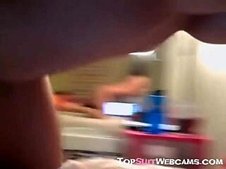 Intense hot tanned college brunette slams dildo deep for wild orgasm