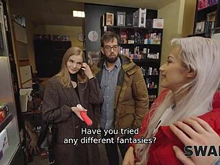 Swap4k Veronica Leal Seduces Young Bisexual Chick While Boyfriend Watches First Time Cuckold Action