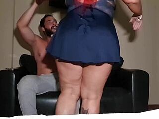 Olha como minha cunhada liberates me from tigrinho game with bbw anal creampie ride