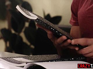 kinky homeschooling latina teen aria valencia gives blowjob as first chore to big dick stepdad in rough taboo sex