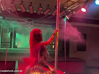 debora fantine performs exciting stripper show in lively boate setting