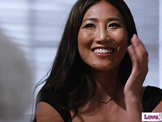 You want to make one last lesbian memory in your old room with Asian babe hairy pussy licking orgasm?