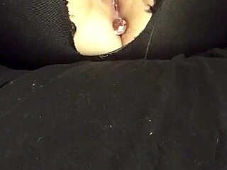 Bored slut wife pounds pussy and squeezes plug into tight ass