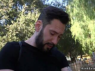 do you think this gangster can handle fucking my tight brunette pussy outdoors while choking and gagging me as his bound slave?