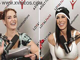 Hey, catch this milf pornstar sharing insights in her interview at the xxx adult award function.