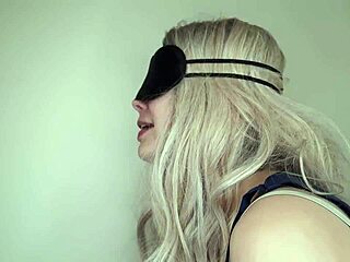 Blindfolded Dumb Friend's Wife Tricked into Sucking My Dick and Swallowing Cum in Taste Game!