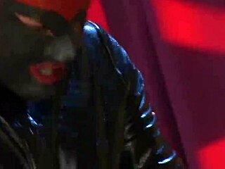 Masked guy submits to police officer domination in hardcore threesome pounding