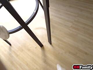 Why does teen Davina Davis blow her stepbro after hot sex together?