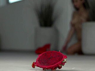 I crush fruits with bare feet and high heels in 4k