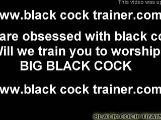 Dominant woman uses strapon to turn man into her bitch