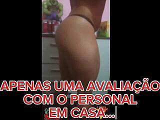 Personal Trainer Came Home to Check My Shape but Filled My Pussy with Protein and Cum