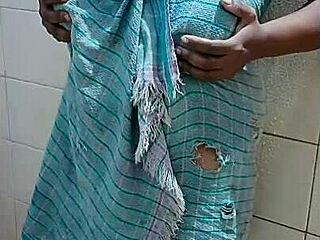 Wild Hot Just Married Desi Bhabi Takes Naked Bath