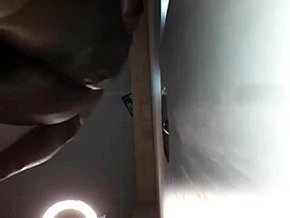 bbc craves anal assfucking at gloryhole with ebony milf bent over doggystyle
