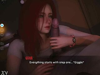 Intense reconstruction game on Android with shaved pussy play