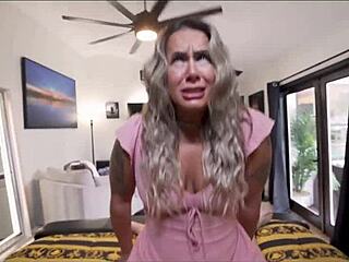 My hot step-mom craves pregnancy from my huge cock!