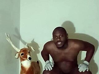 Spread Ass Bent Over in Group Masturbation Show!