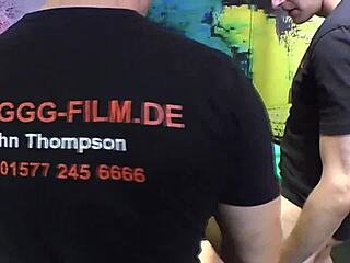 hey these fetish sluts get their mouths filled with cum in wild blowbang