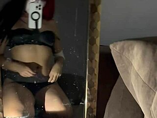 Curvy Emo Girl with Glasses Masturbates Her Pretty Wet Pussy Intensely